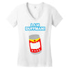 i am duff man homer cult funny retro Women's V-Neck T-Shirt