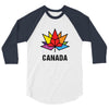 Canada Leaf LGBT 3/4 Sleeve Shirt