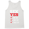 SEX YES HOT SEX SAFE SEX GREAT SEX Tank Top