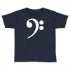 bass cleff funny Toddler T-shirt