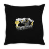 b.a. bearacus Throw Pillow