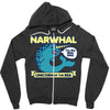 narwhal Zipper Hoodie