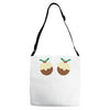 christmas pudding Adjustable Strap Totes