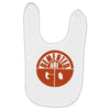 demented are go band logo screen printed Baby Bibs