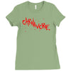 carnivore logo red Ladies Fitted T-Shirt