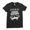 let's go an adventure (for dark color) Ladies Fitted T-Shirt