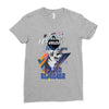 who loves golden retriever. Ladies Fitted T-Shirt