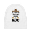 i love you and tacos. Baby Beanies