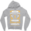 Never Underestimate the Strength of a Childhood Cancer Warrior Zipper Hoodie