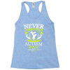 The Power Of An Autism Dad Racerback Tank