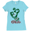 screaming mutant hand Ladies Fitted T-Shirt