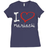 i love mariachi Ladies Fitted T-Shirt