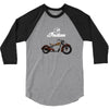 indian motorcycles retro 3/4 Sleeve Shirt