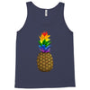 rainbow pineaplle Tank Top