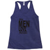 real men love walrus funny Racerback Tank