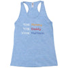 mommy daddy harrison baby name Racerback Tank
