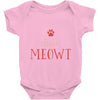 CHECK MEOWT CAT Baby Onesie