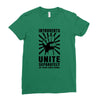 introverts Unite Separately in Your Own Homes Ladies Fitted T-Shirt