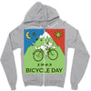Bicycle Day t-shirt   1943 vintage (albert hofmann lsd) Zipper Hoodie
