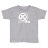 born to cycle forced to work Toddler T-shirt