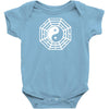 i ching ying and yang Baby Onesie
