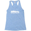 brooklyn city skyline silhouette Racerback Tank