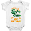 Rockin Rollin 30th Year Birthday Baby Onesie