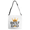 The Best Dad Adjustable Strap Totes