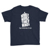 wibbly wobbly timey wimey talk whovian to me Youth Tee