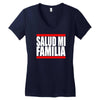 salud mi familia  fast 7 vin auto tuning diesel paul walker kult fun l Women's V-Neck T-Shirt