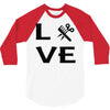 love hairstylist 3/4 Sleeve Shirt