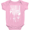 banksy street art zebra bar code Baby Onesie