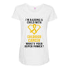 I'm Raising A Child With Childhood Cancer What's Your Super Power Maternity Scoop Neck T-shirt