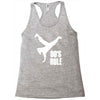 80's rule break dancer Racerback Tank