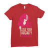 hair stylist virginity Ladies Fitted T-Shirt