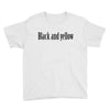 black and yellow Youth Tee