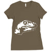 ask me about my raptor! Ladies Fitted T-Shirt