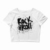 rock music r Crop Top