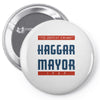 mayor haggar Pin-back button