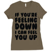 new rude birthday present Ladies Fitted T-Shirt