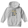 IT'S NOT DRINKING ALONE IF YOUR DOG IS HOME Youth Hoodie
