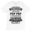 Super Cool Pop Pop Of A Freaking Awesome Grandson T-Shirt