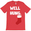 well hung endowed christmas stocking funny T-Shirt