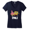 Trouble Women's V-Neck T-Shirt