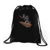 the darth king Drawstring Bags