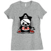 pirate panda Ladies Fitted T-Shirt
