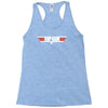 top gun logo cool retro Racerback Tank