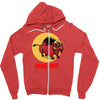 mad bull Zipper Hoodie