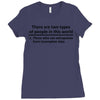 There Are Wwo Types Of People in This World Ladies Fitted T-Shirt