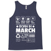 Born In March Tank Top